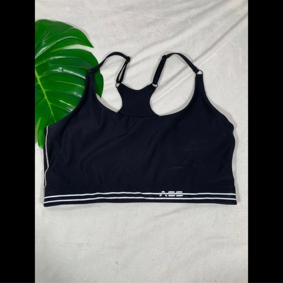 NEW $85 Adam‎ Selman Sport Core Sports Bra in Black/White [SZ XL ] - Picture 2 of 8